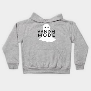 Vanish Mode Ghost Design Kids Hoodie